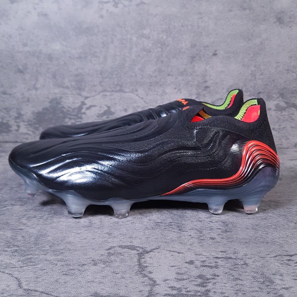 ADIDAS Copa Sense+ FG Soccer Cleats Boots Mens 7 Womens 8 Black‎ Orange GW3608